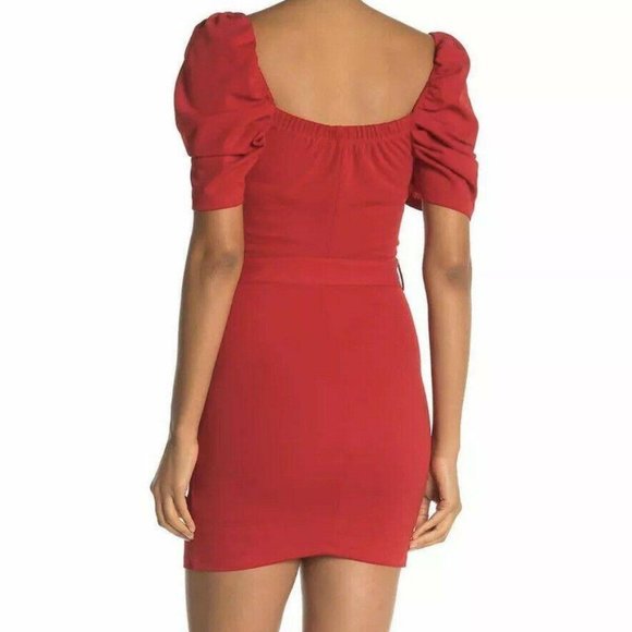 NWT 🦋Max + Ash Puff Sleeve Mini Dress - Picture 3 of 3